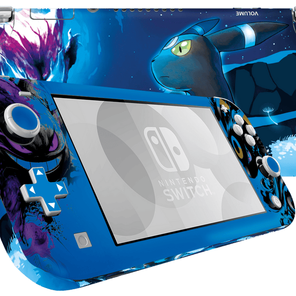Pokemon Gengar vs Umbreon Skin Nintendo Switch Lite Xonebrand