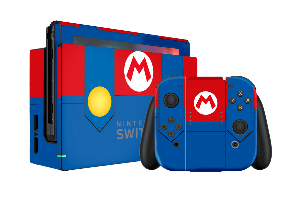 Mario Bros Nintendo Switch Skin