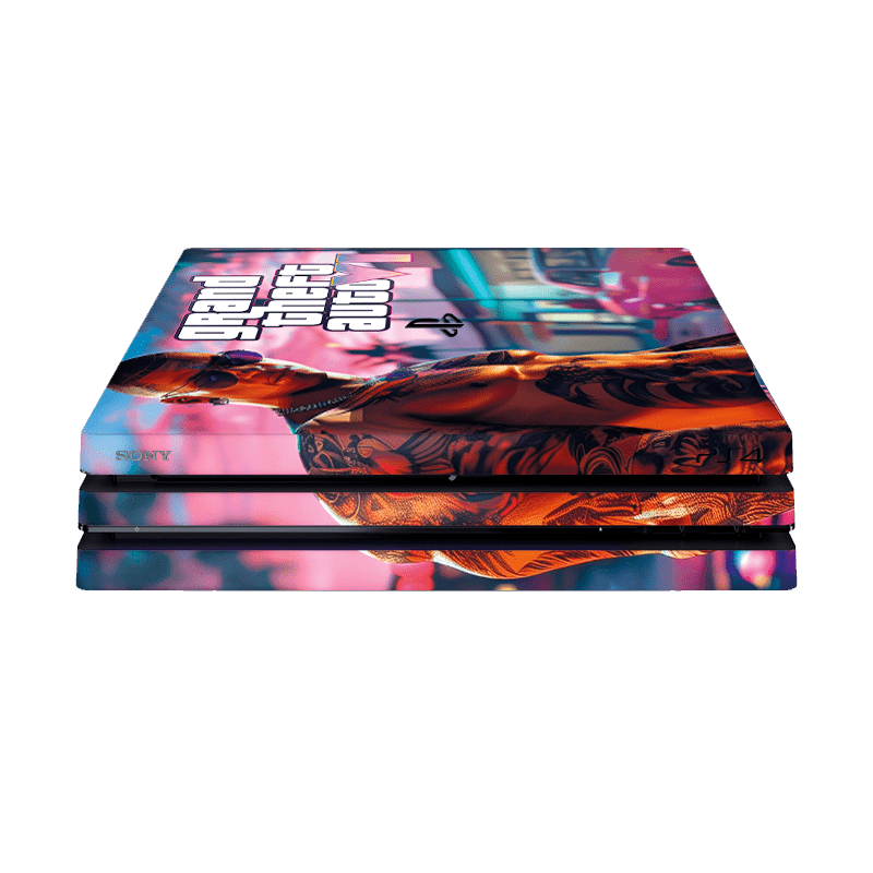 GTA VI Skin Playstation 4 Pro Xonebrand