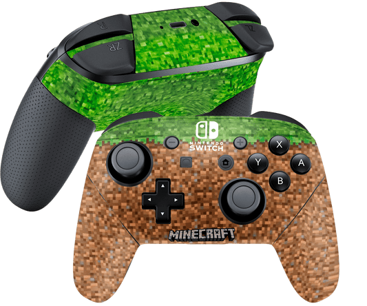 Minecraft Skin Nintendo Switch Pro Controller