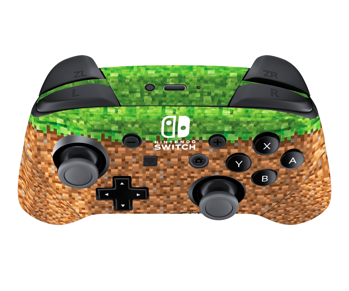 Minecraft Skin Nintendo Switch Pro Controller
