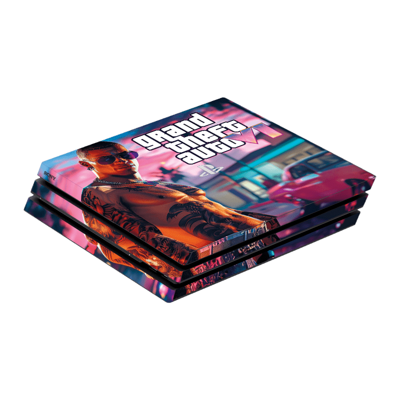 GTA VI Skin Playstation 4 Pro Xonebrand