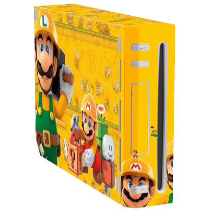 Super Mario Maker Nintendo Wii Skin