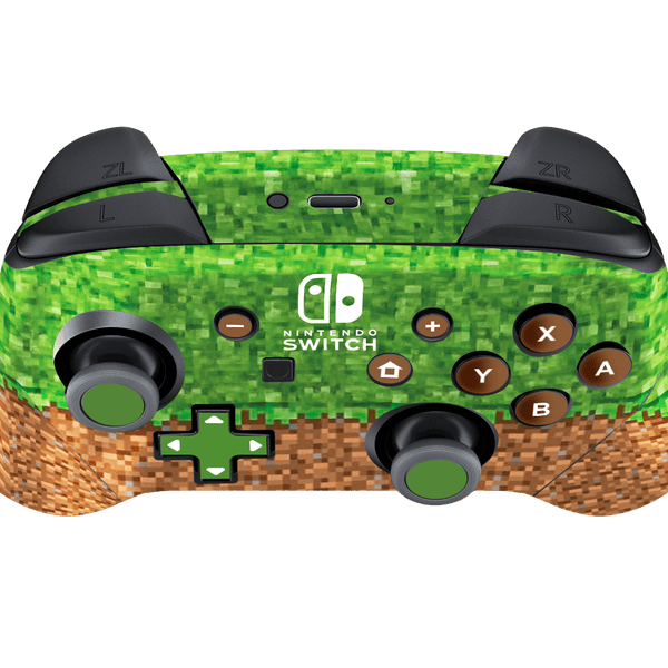 Minecraft Skin Nintendo Switch Pro Controller Xonebrand