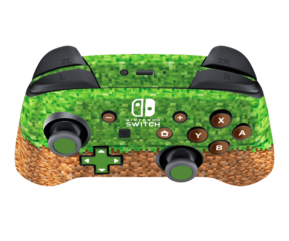 Minecraft Skin Nintendo Switch Pro Controller Xonebrand
