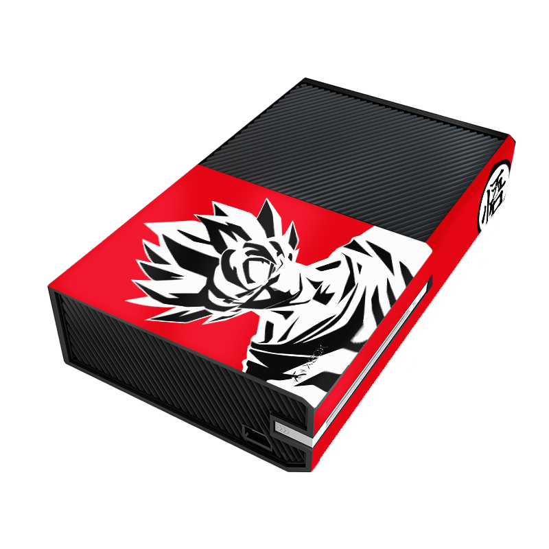 Dragon Ball Goku Skin Xbox One Fat Xonebrand