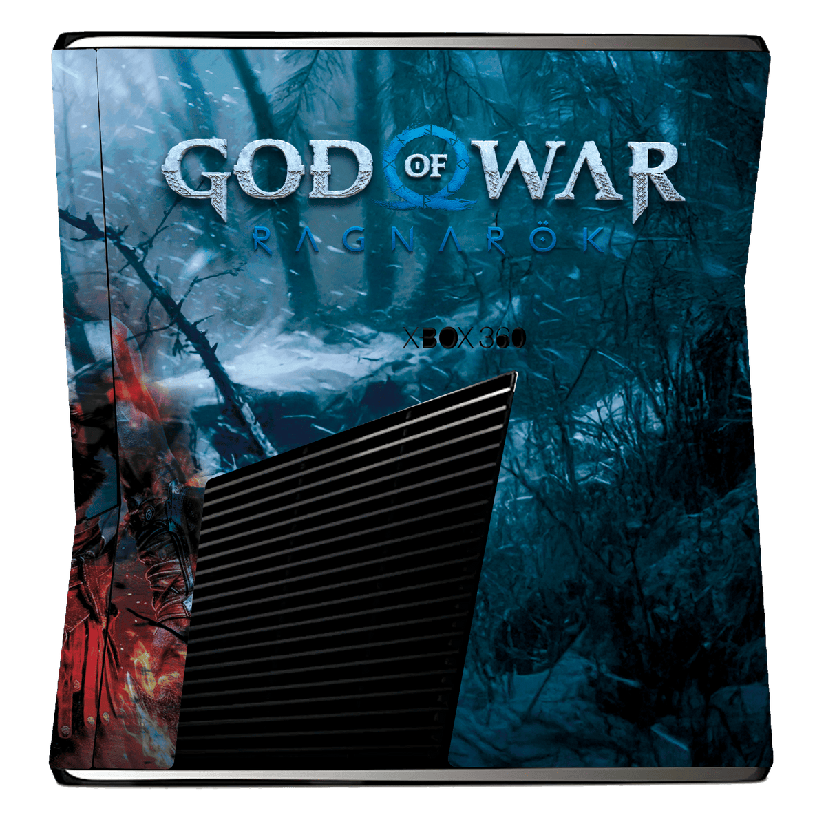 God of War Ragnarok Skin Xbox 360 Slim Xonebrand