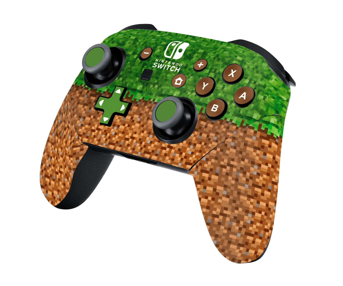 Minecraft Skin Nintendo Switch Pro Controller Xonebrand