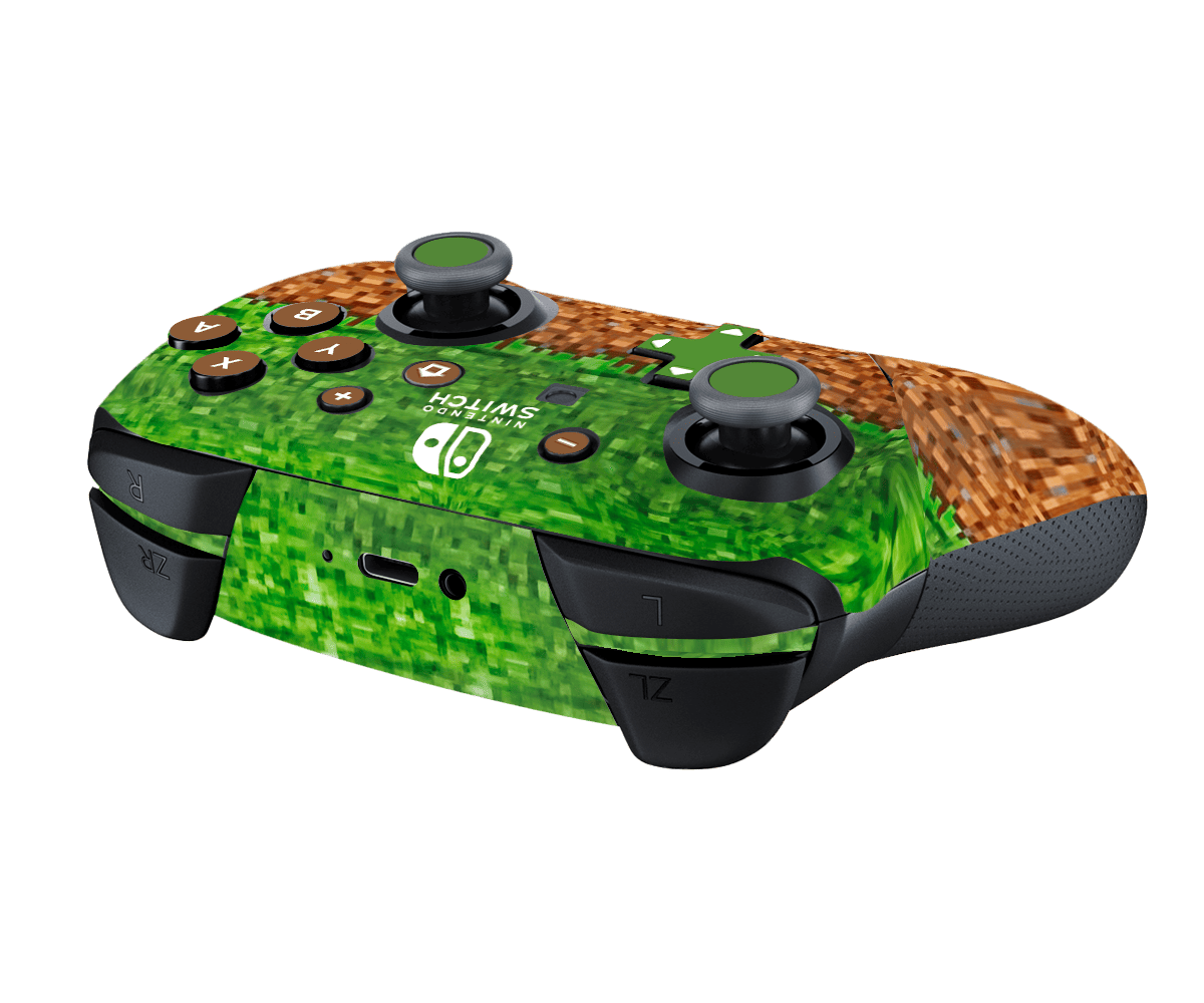 Minecraft Skin Nintendo Switch Pro Controller Xonebrand