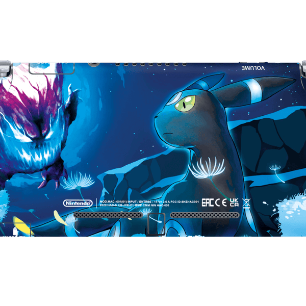 Pokemon Gengar vs Umbreon Skin Nintendo Switch Lite Xonebrand