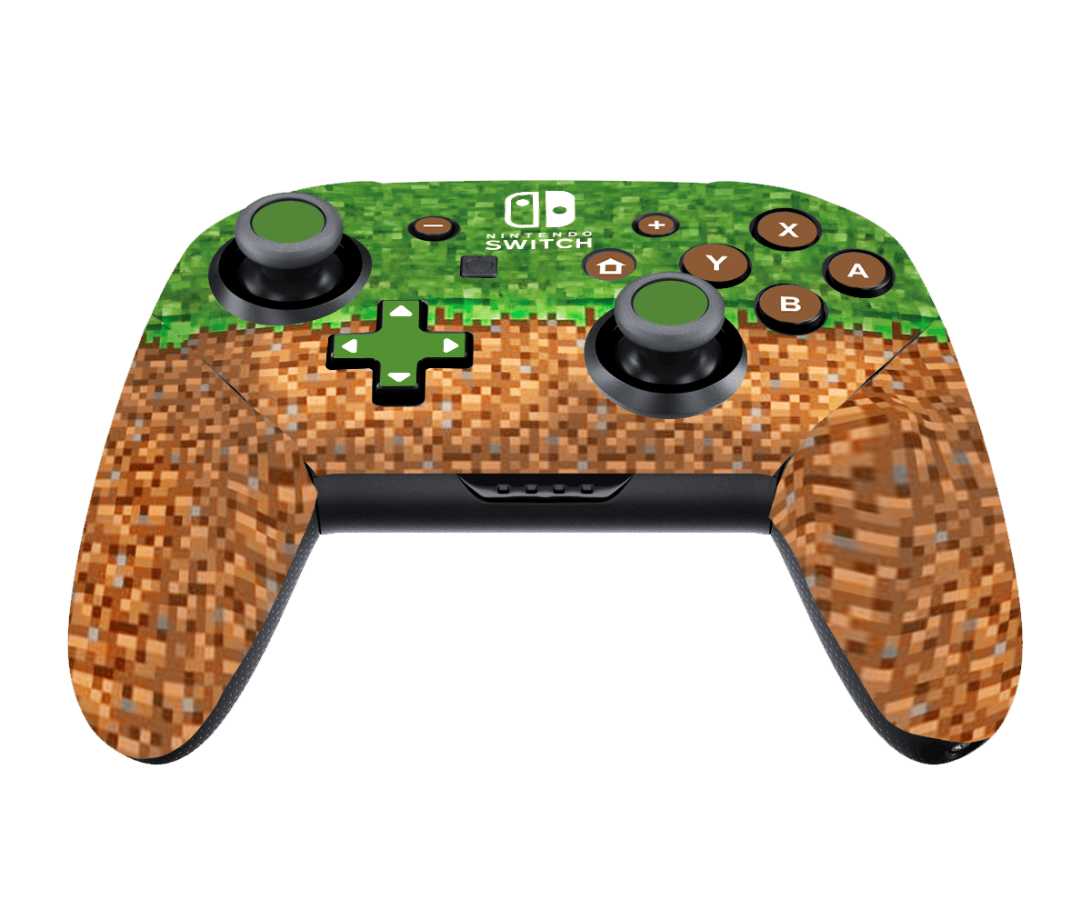Minecraft Skin Nintendo Switch Pro Controller Xonebrand