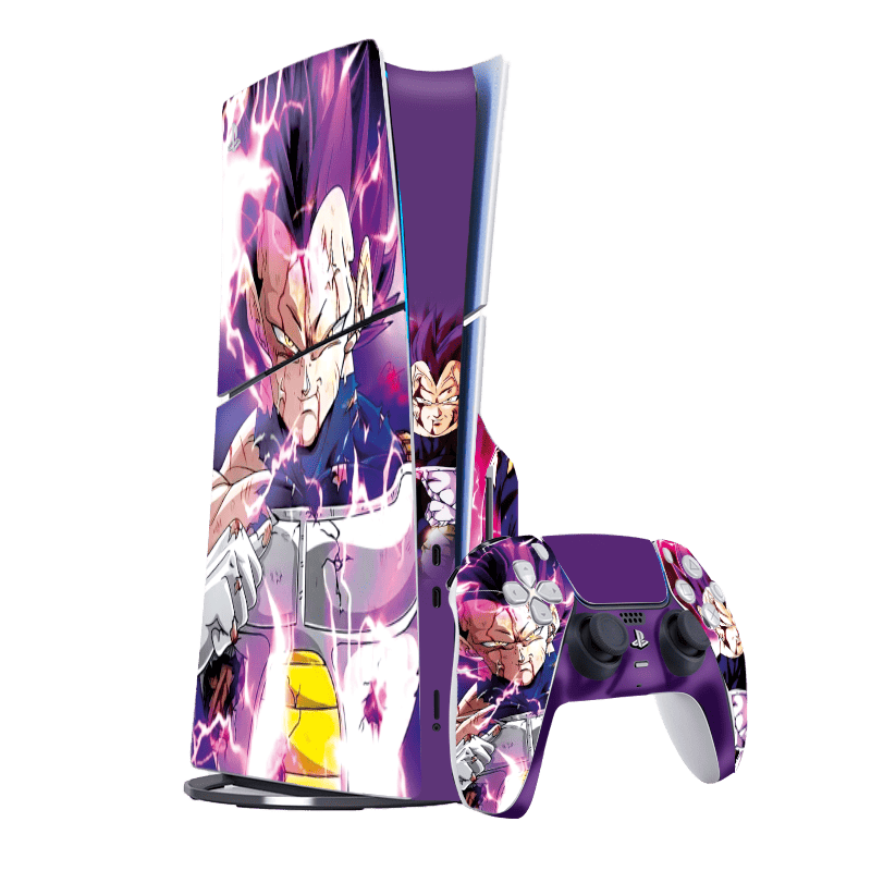 Dragon Ball Vegeta Skin Playstation 5 Slim Xonebrand