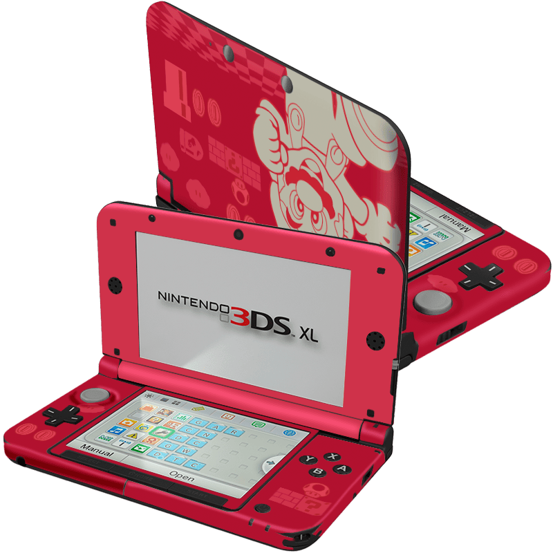 Super Mario Bros Skin Nintendo 3Ds XL (2012) Xonebrand