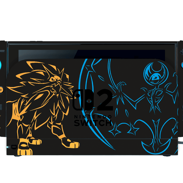Pokemon Sol & Luna Skin Nintendo Switch 2 (2025) Xonebrand