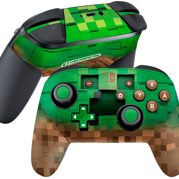 Minecraft Skin Nintendo Switch Pro Controller Xonebrand