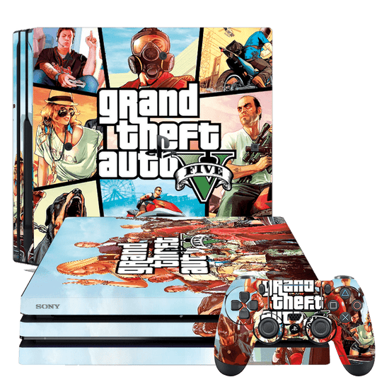 GTA V PS4 Pro Bundle Skin