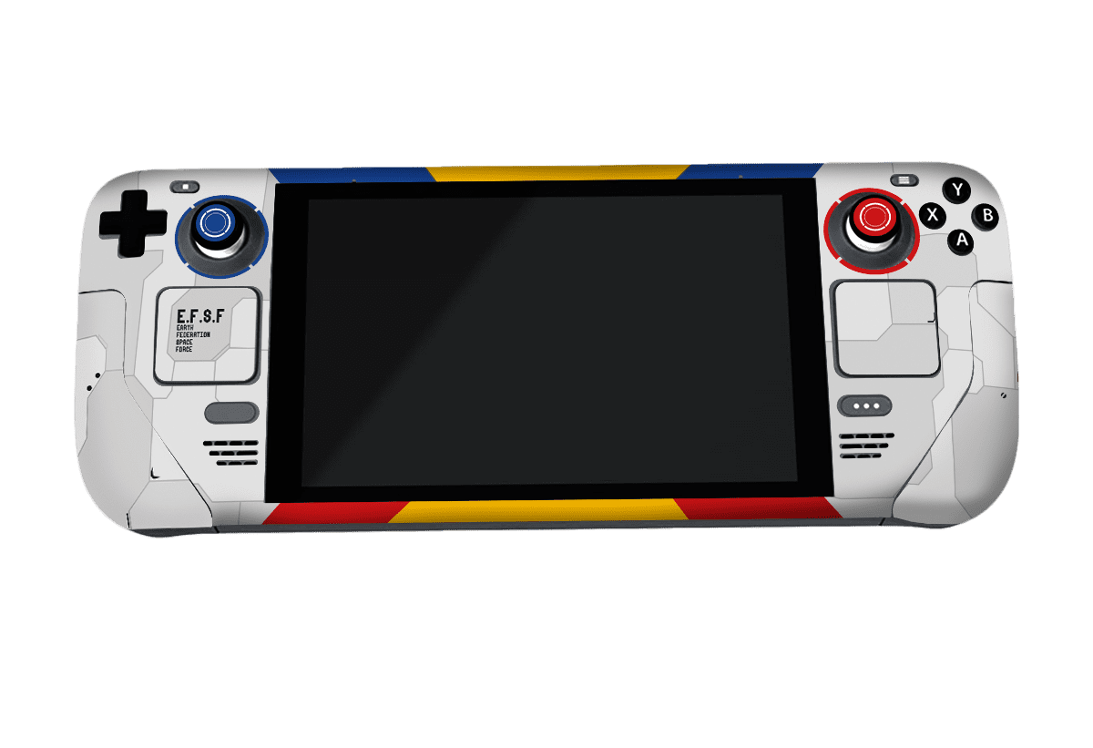 Gundam Steam Deck Handheld Gaming Computer Skin