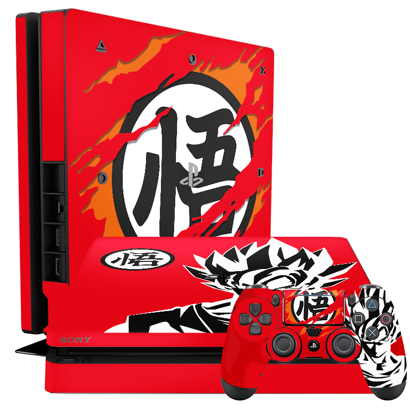 Dragon Ball Goku PS4 Slim Bundle Skin