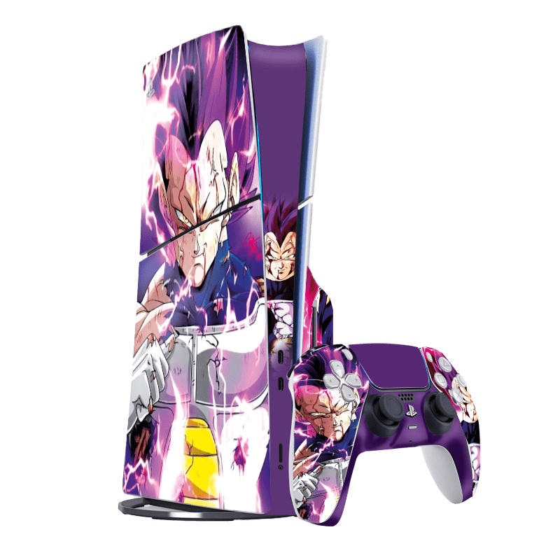 Dragon Ball Vegeta PS5 Slim Bundle Skin