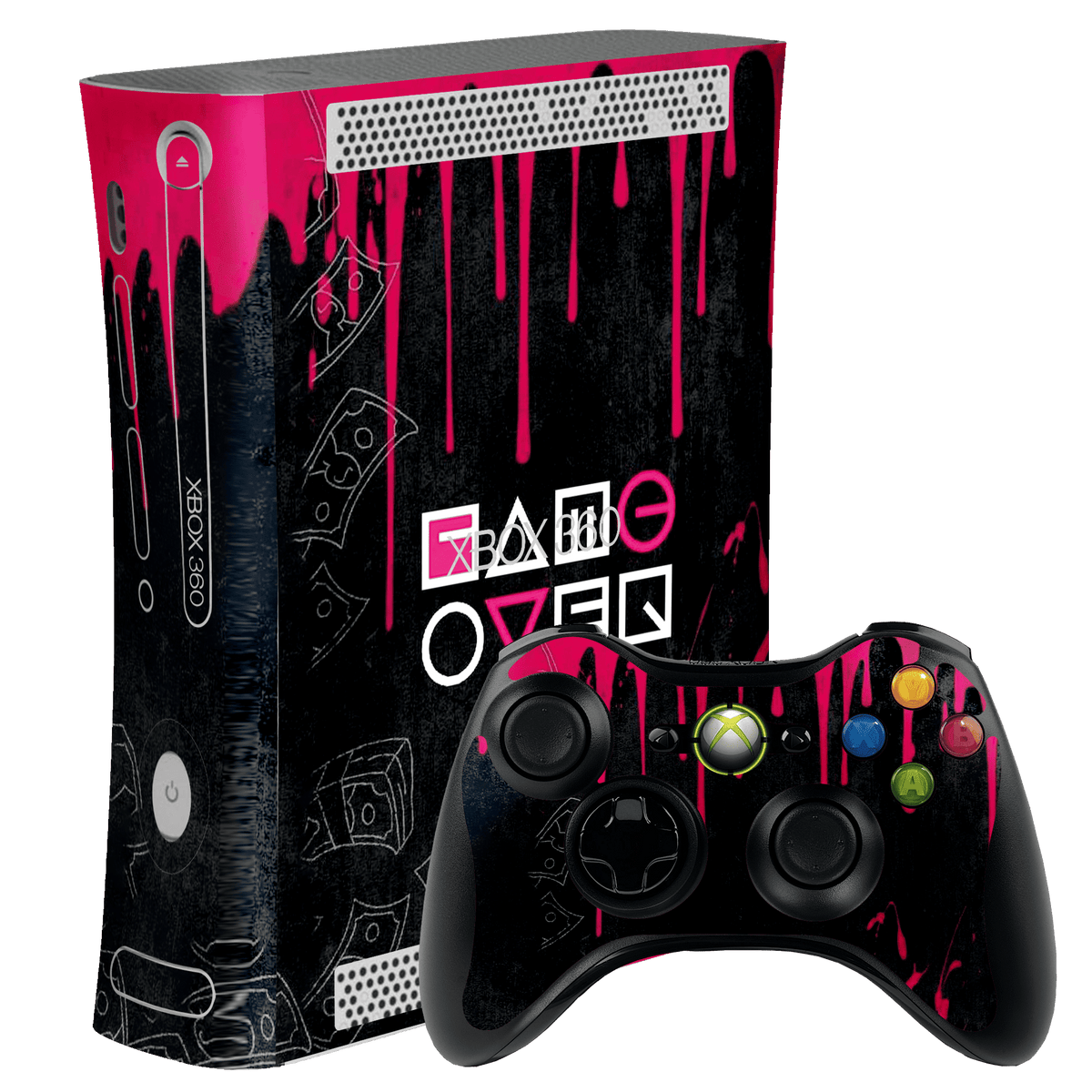 Game Over Skin Xbox 360 Fat Xonebrand