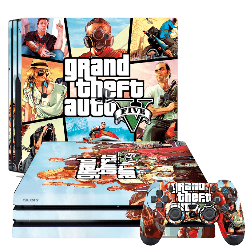 GTA V Skin Playstation 4 Pro Xonebrand