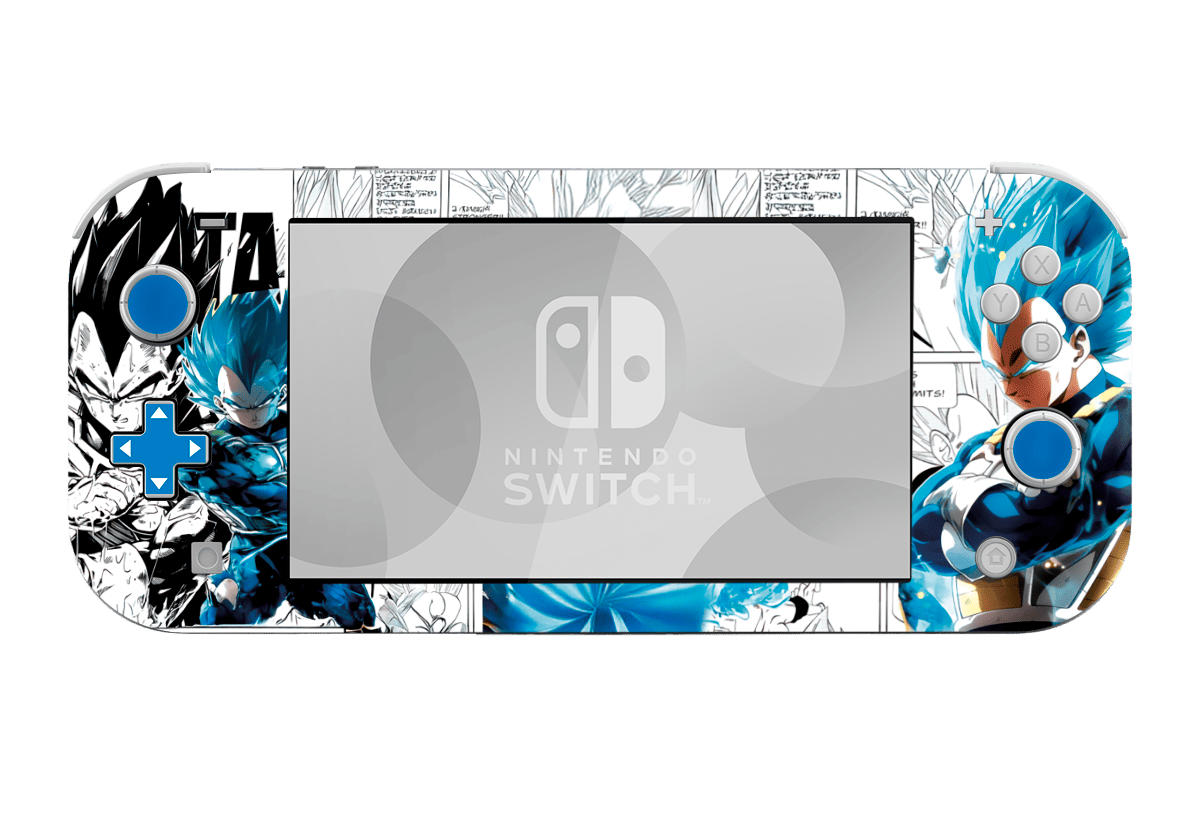 Dragon Ball Vegeta Skin Nintendo Switch Lite Xonebrand