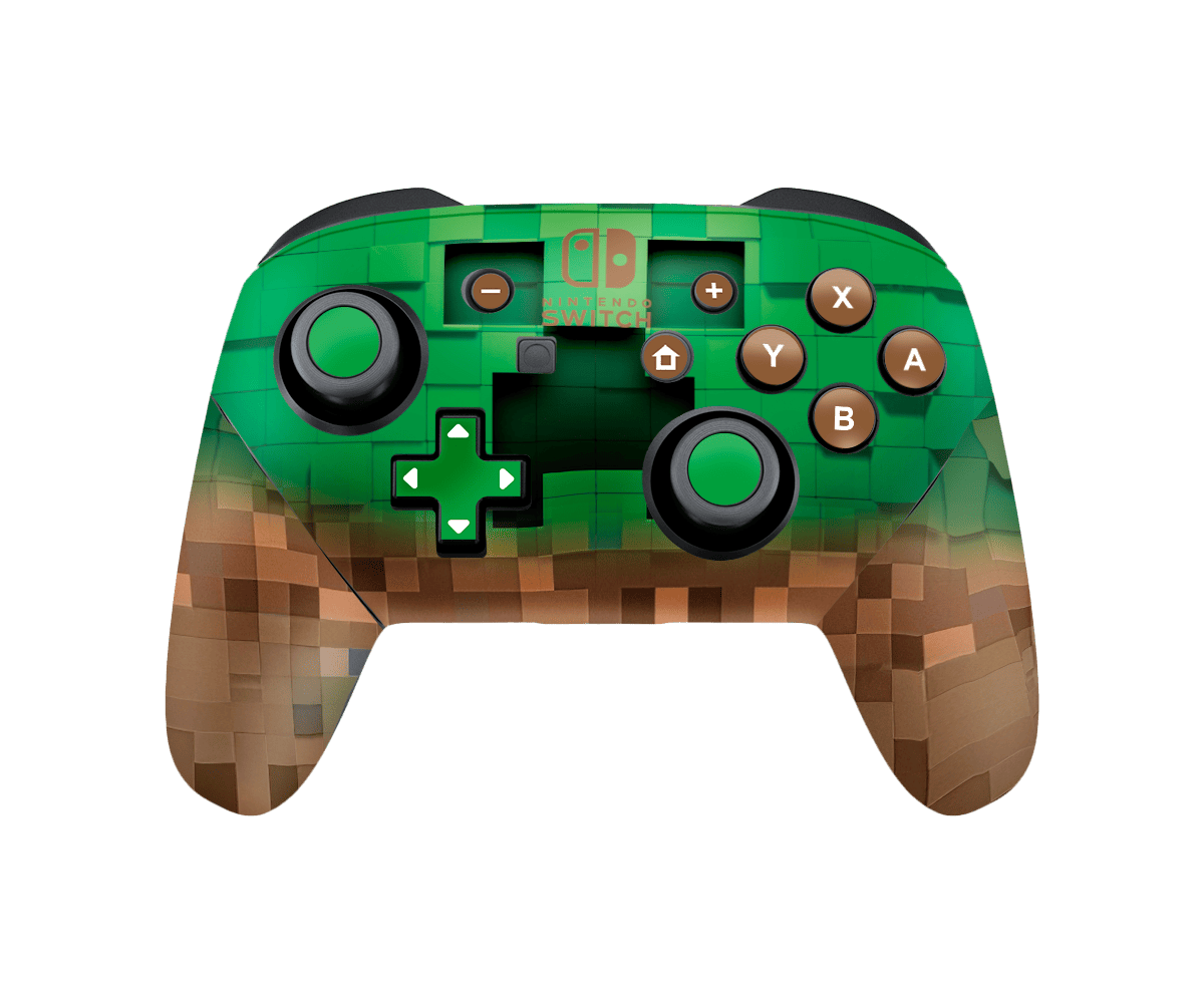 Minecraft Skin Nintendo Switch Pro Controller Xonebrand