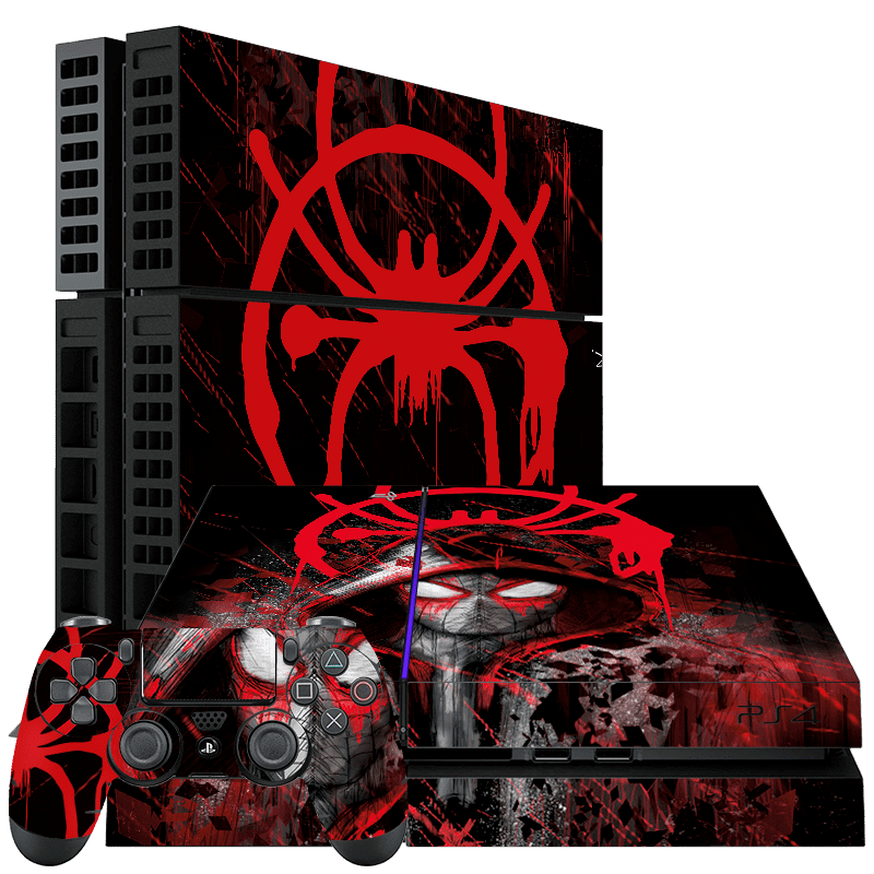 Spiderman Miles Skin Playstation 4 Fat Xonebrand