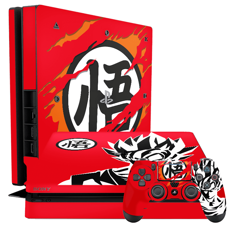 Dragon Ball Goku Skin Playstation 4 Slim Xonebrand