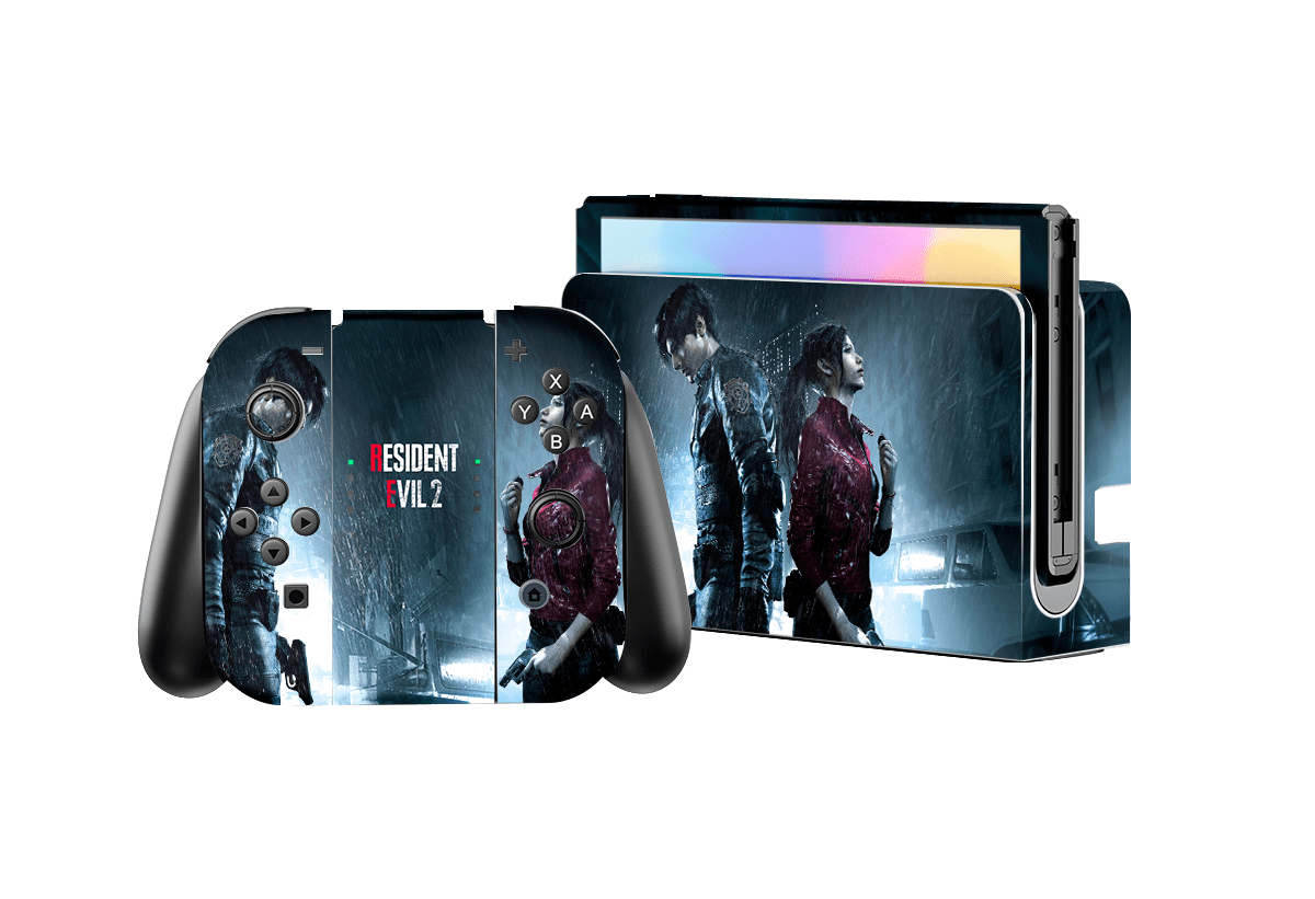 Resident Evil 2 Nintendo Switch Oled (2021) Skin