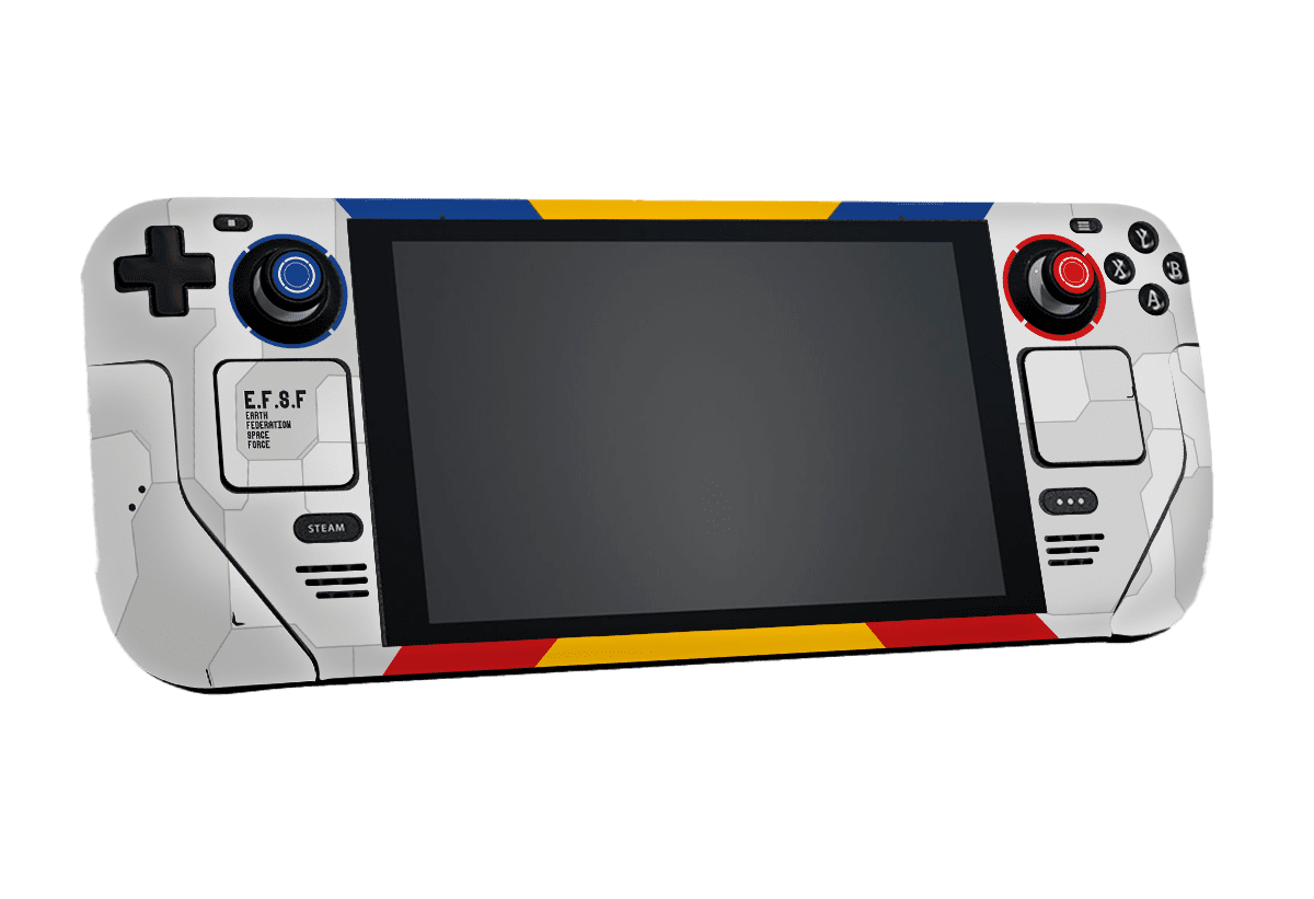 Gundam Steam Deck Handheld Gaming Computer Skin