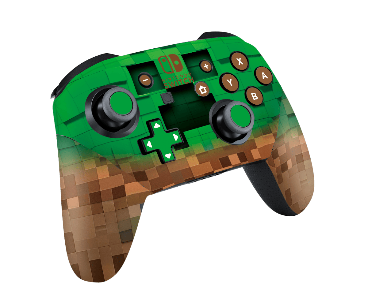 Minecraft Skin Nintendo Switch Pro Controller Xonebrand