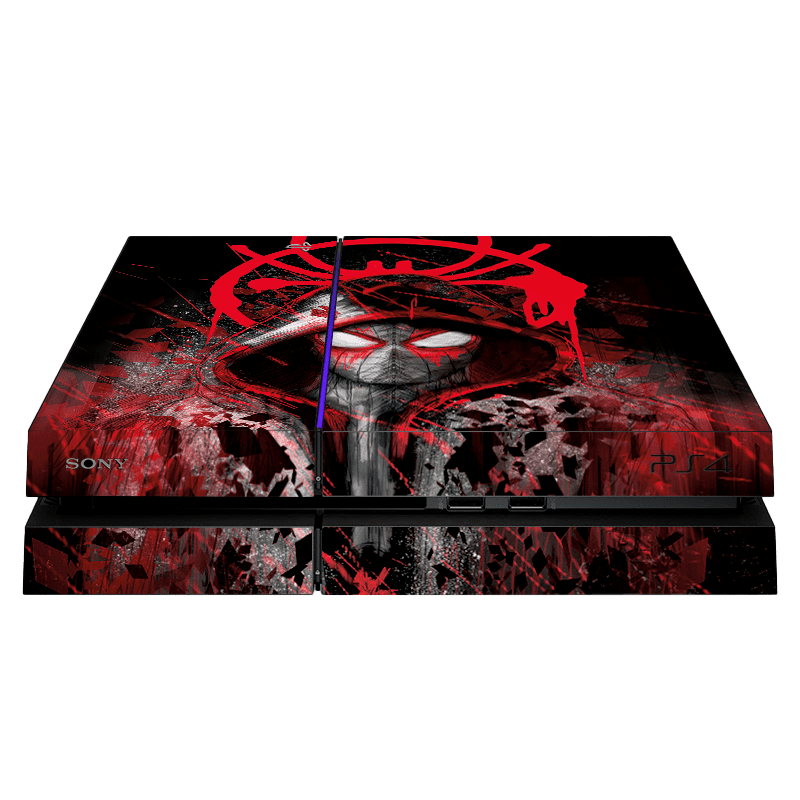 Spiderman Miles Skin Playstation 4 Fat Xonebrand