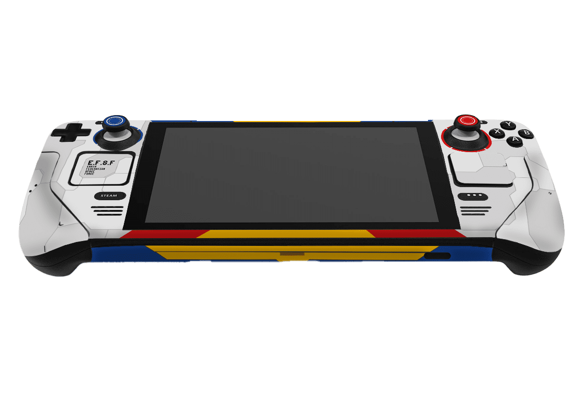 Gundam Steam Deck Handheld Gaming Computer Skin