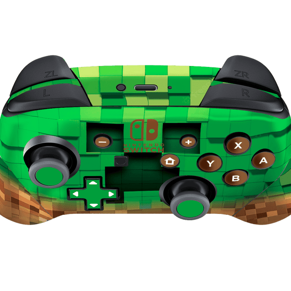 Minecraft Skin Nintendo Switch Pro Controller Xonebrand