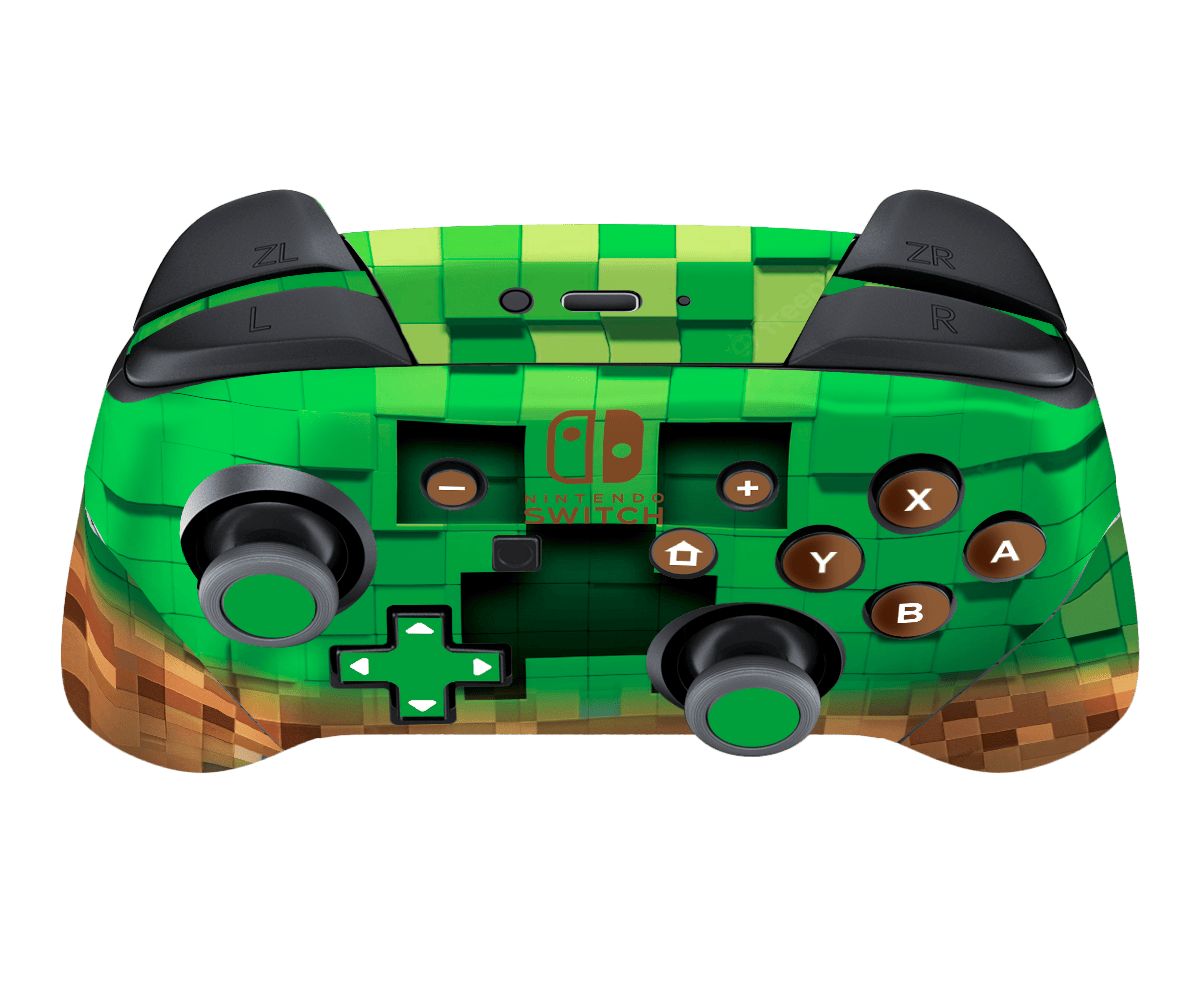 Minecraft Skin Nintendo Switch Pro Controller Xonebrand
