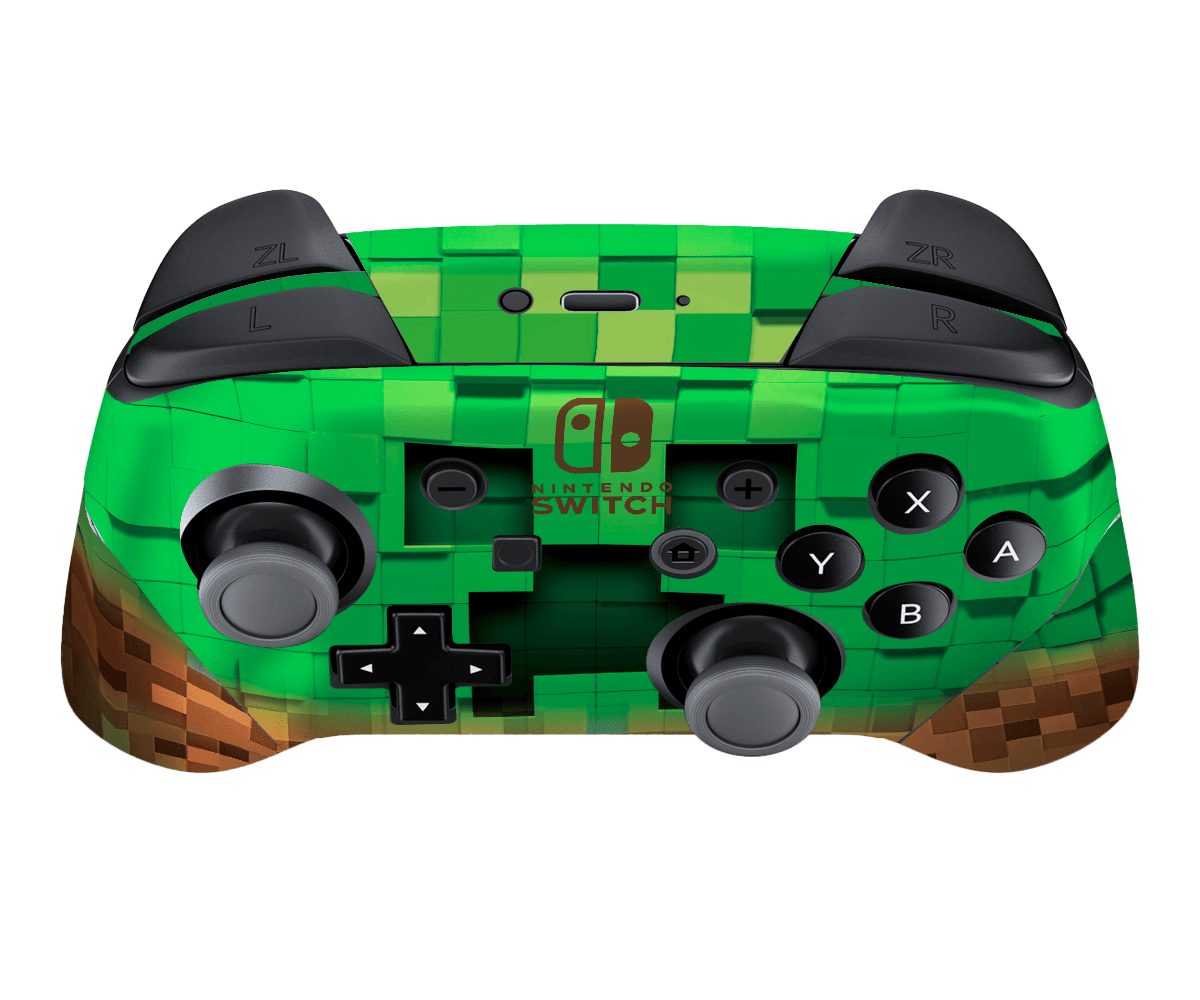 Minecraft Skin Nintendo Switch Pro Controller