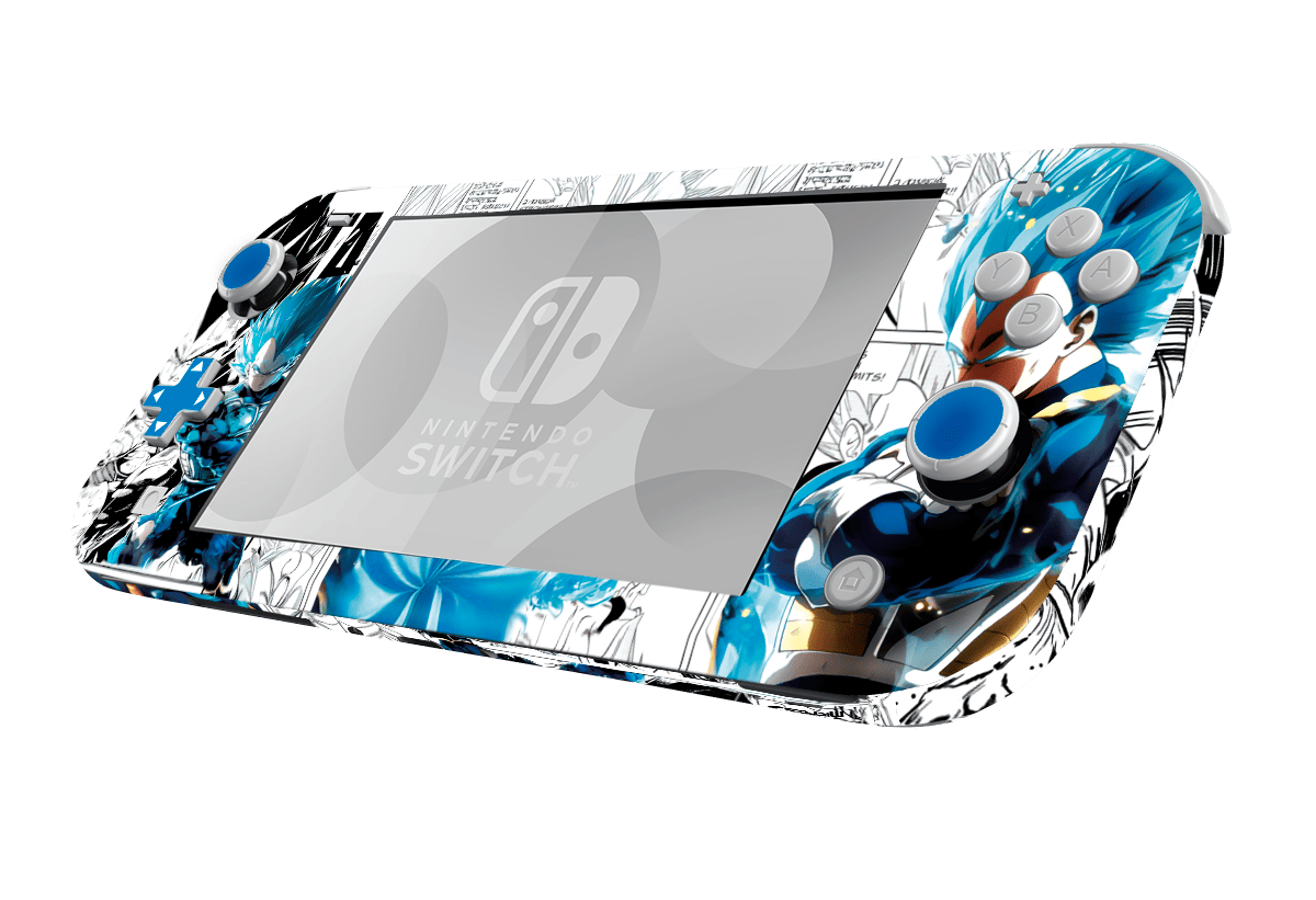 Dragon Ball Vegeta Skin Nintendo Switch Lite Xonebrand