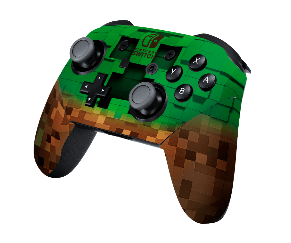 Minecraft Skin Nintendo Switch Pro Controller