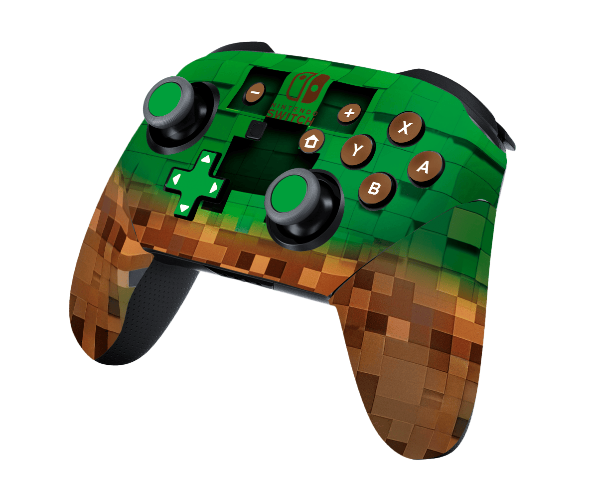 Minecraft Skin Nintendo Switch Pro Controller Xonebrand