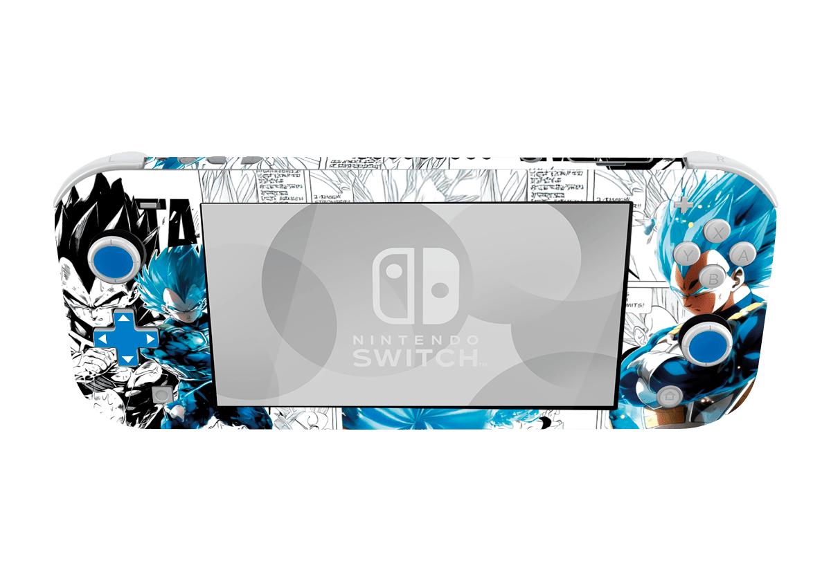 Dragon Ball Vegeta Skin Nintendo Switch Lite Xonebrand