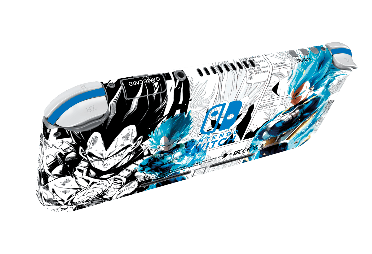 Dragon Ball Vegeta Skin Nintendo Switch Lite Xonebrand
