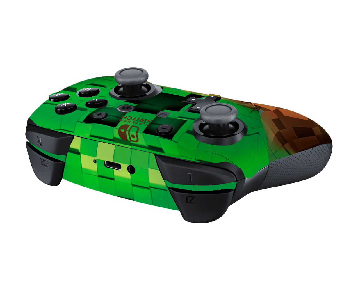Minecraft Skin Nintendo Switch Pro Controller