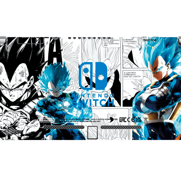 Dragon Ball Vegeta Skin Nintendo Switch Lite Xonebrand