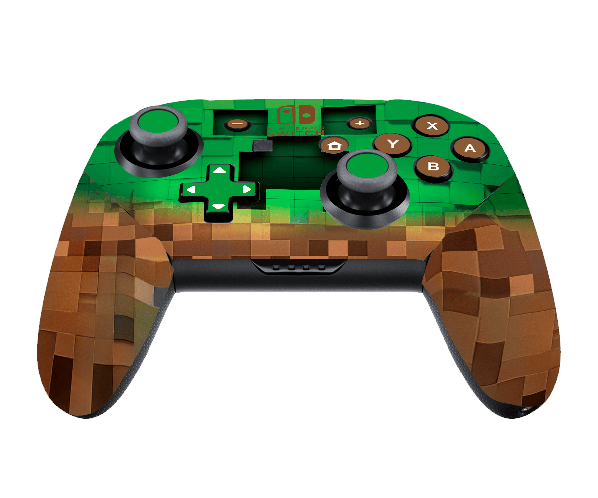 Minecraft Skin Nintendo Switch Pro Controller Xonebrand