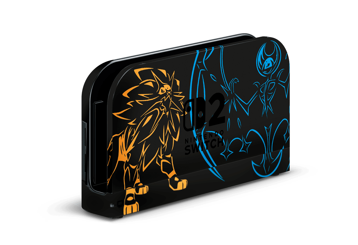 Pokemon Sol & Luna Skin Nintendo Switch 2 (2025) Xonebrand