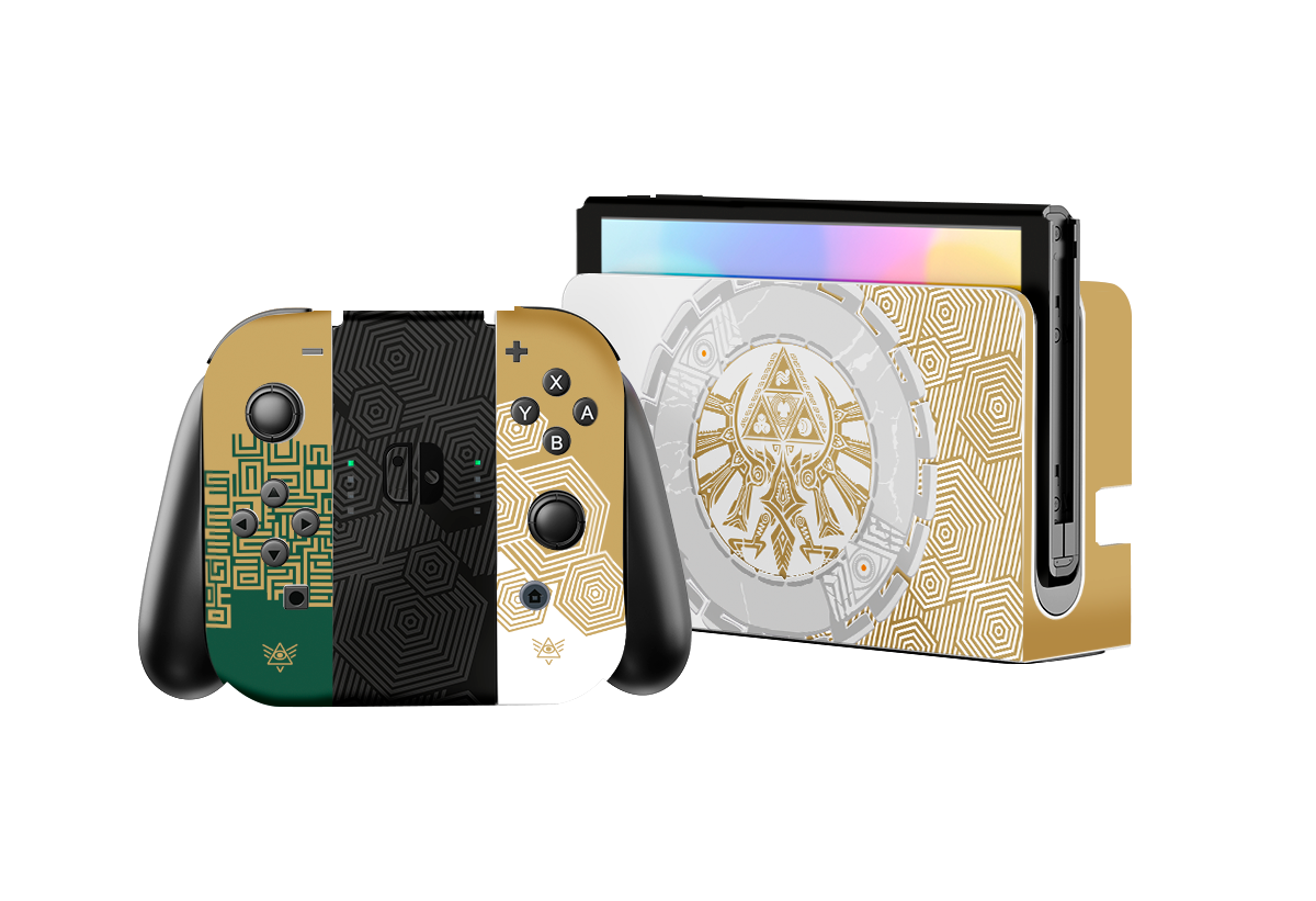 Zelda Tears of the kingdom Skin Nintendo Switch OLED (2021) Xonebrand