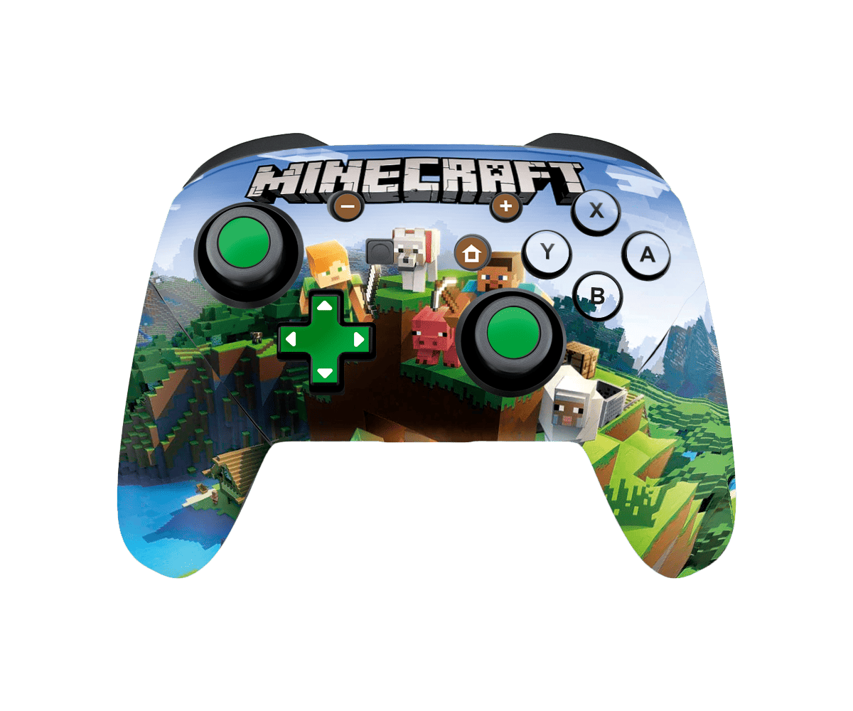 Minecraft Skin Nintendo Switch Pro Controller Xonebrand