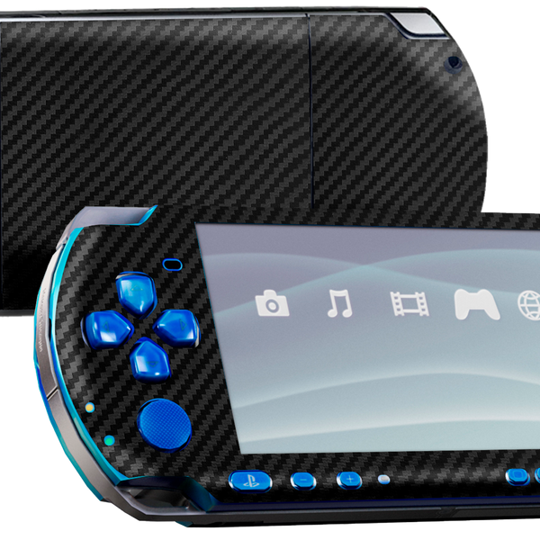 Fibra Carbono Negro Skin Playstation Portable (PSP)