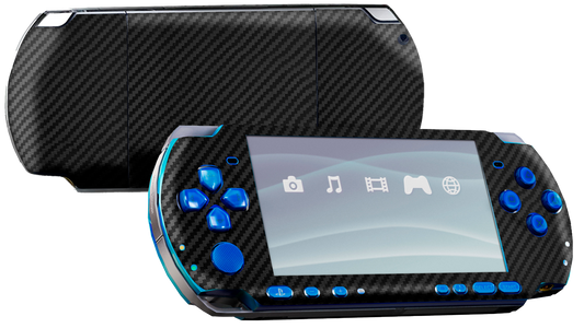 Fibra Carbono Negro Skin Playstation Portable (PSP)